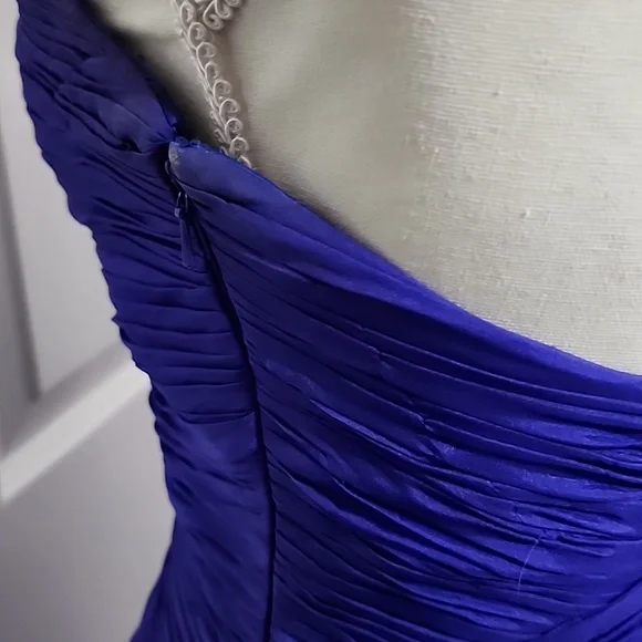 Elegant MacDuggal One-Shoulder Gown